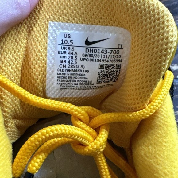 Nike Air Max 95 Taxi City Special NYC Yellow Gold Retro Men's 10.5 DH0143-700 - Picture 7 of 7